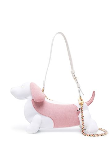 Thom Browne Zweifarbige Schultertasche - Rosa