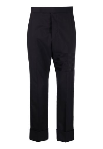 Thom Browne Cropped-Hose mit Streifen - Blau