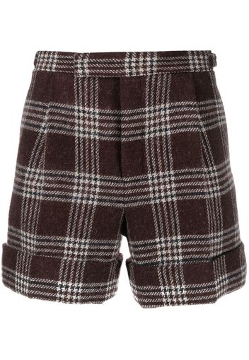 Thom Browne Fit 5 Shorts mit Schottenkaro - Braun