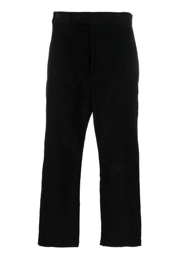 Thom Browne Hose aus Cord mit RWB-Streifen - Schwarz