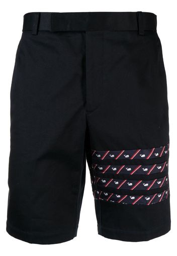 Thom Browne Klassische Shorts mit Streifen - Blau