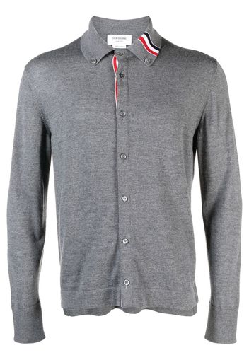 Thom Browne Cardigan mit Streifendetail - Grau