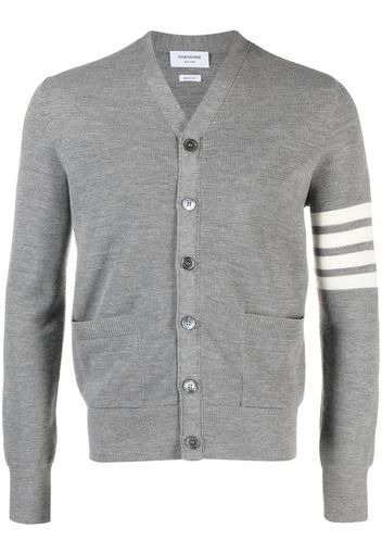 Thom Browne Cardigan mit Streifen - Grau