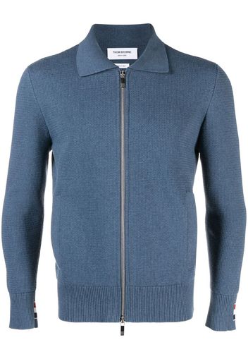 Thom Browne Cardigan mit Reißverschluss - Blau