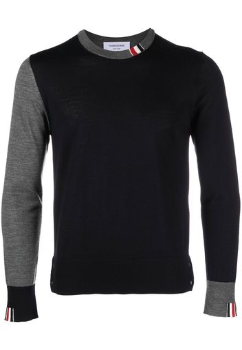 Thom Browne Pullover mit Rundhalsausschnitt - Blau