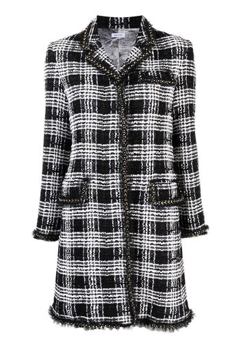 Thom Browne Chesterfield Tweed-Midikleid - Schwarz