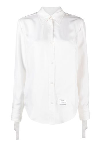 Thom Browne Hemd mit Schaldetail - Weiß