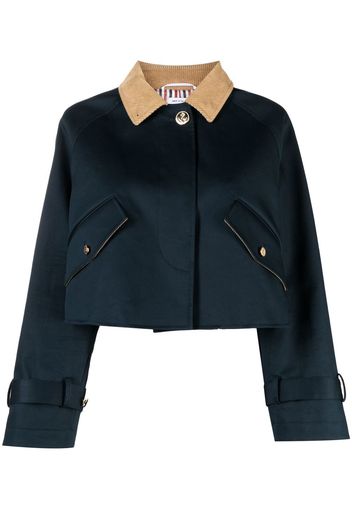 Thom Browne Cropped-Jacke - Blau