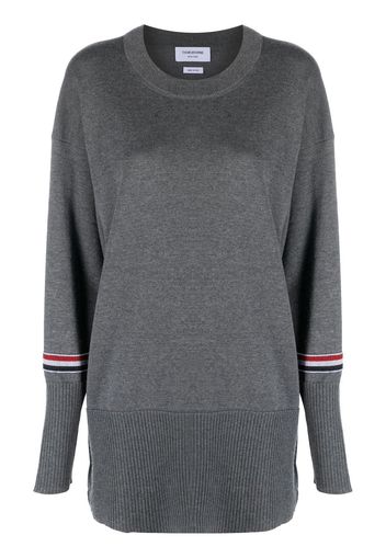 Thom Browne Pullover mit Rundhalsausschnitt - Grau