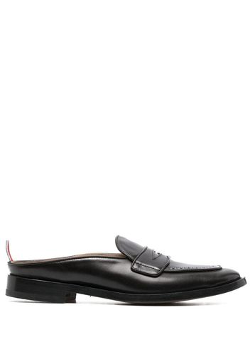 Thom Browne Penny-Loafer im College-Look - Braun