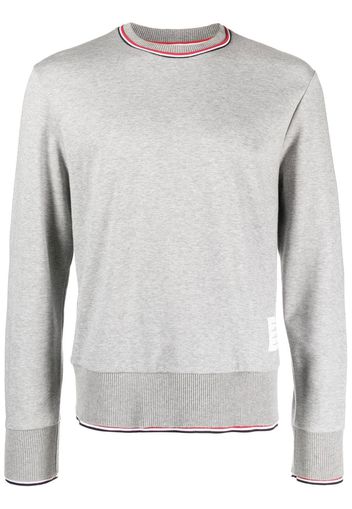 Thom Browne Pullover mit rundem Ausschnitt - Grau