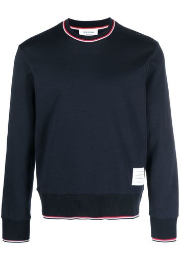 Thom Browne Pullover mit rundem Ausschnitt - Blau