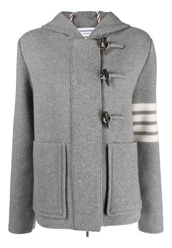 Thom Browne Klassische Dufflecoat - Grau