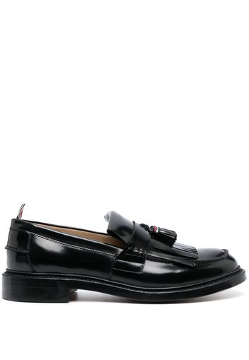 Thom Browne tassel kilt RWB tab loafers - Schwarz