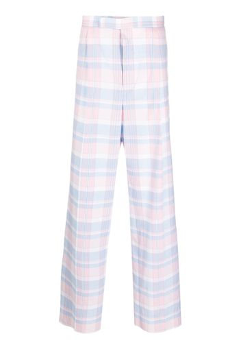 Thom Browne check cotton trousers - Rosa