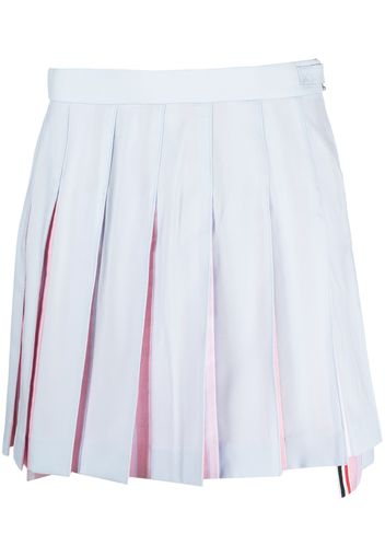 Thom Browne step-hem pleated skirt - Blau