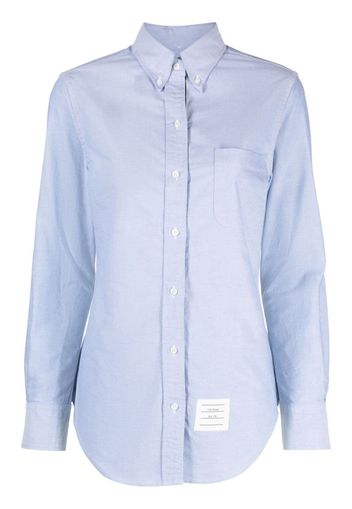 Thom Browne Oxford-Hemd mit Button-down-Kragen - 480 LIGHT BLUE