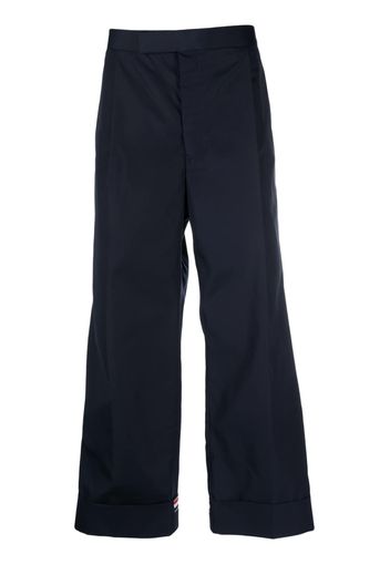 Thom Browne RWB-stripe tailored trousers - Blau