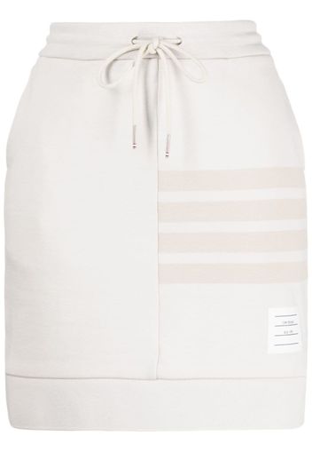 Thom Browne 4-Bar cotton skirt - Braun