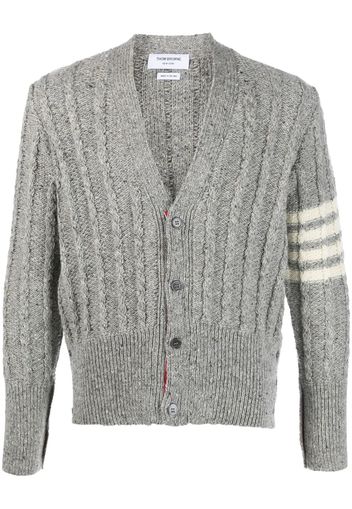 Thom Browne 4-Bar stripe cardigan - Grau