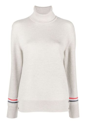 Thom Browne Gestrickter Rollkragenpullover - Nude