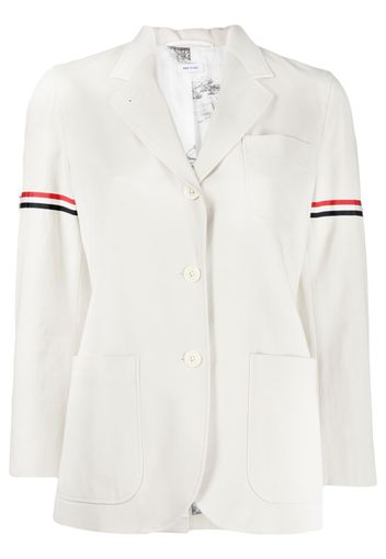 Thom Browne RWB-stripe cotton blazer - Nude