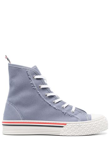 Thom Browne RWB-stripe high-top sneakers - Blau