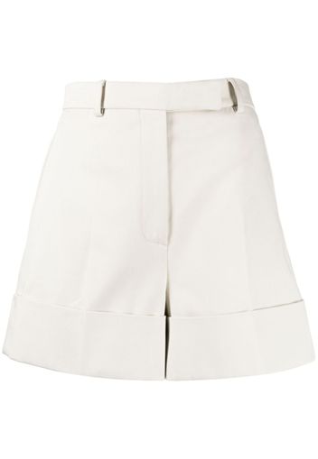 Thom Browne high-waisted cotton shorts - Weiß