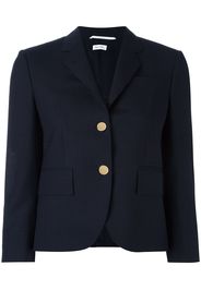 Thom Browne Blazer mit Cropped-Ärmeln - Blau