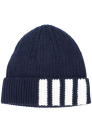 Thom Browne Gerippte Beanie aus Kaschmir - Blau