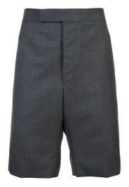 Thom Browne Shorts mit Logo-Etikett - Grau