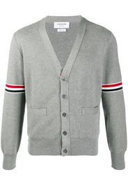 Thom Browne Cardigan mit Streifen - Grau