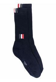 Thom Browne RWB intarsia-knit socks - Blau