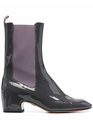 Thom Browne Stiefeletten mit Streifen - Grau