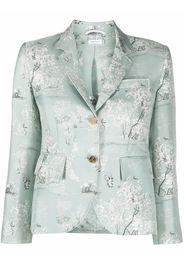 Thom Browne Jacquard-Blazer - Grün