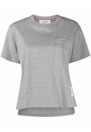 Thom Browne T-Shirt mit Logo - Grau