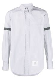 Thom Browne Hemd mit Ripsband-Armbinden - Grau