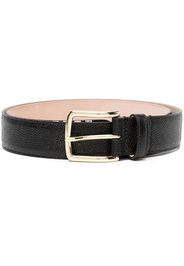 Thom Browne 4-Bar stripe belt - Schwarz