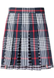 Thom Browne Asymmetrischer Rock mit Faltendetails - Blau