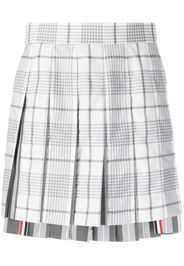 Thom Browne Karierter Faltenrock - Grau