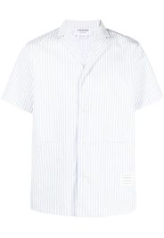 Thom Browne Gestreiftes Hemd - Blau