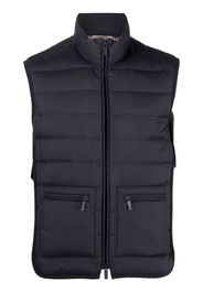 Thom Browne Gesteppte Daunenweste - 415 Navy