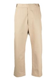 Thom Browne Gekürzte Baumwoll-Chinos - Braun