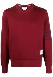 Thom Browne Pullover mit Streifen - Rot