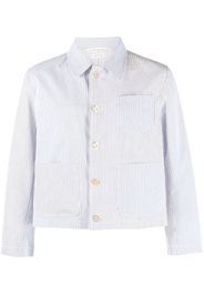 Thom Browne Funmix striped golf jacket - Blau