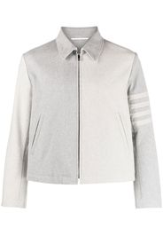 Thom Browne Funmix 4-Bar stripe golf jacket - Grau