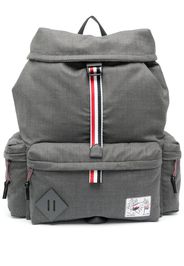 Thom Browne Hiking squared backpack - Grau