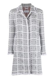 Thom Browne Tweed-Mantel - Grau