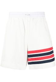 Thom Browne Joggingshorts mit Streifen - Weiß