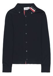 Thom Browne Cardigan mit Besatzstreifen - Blau